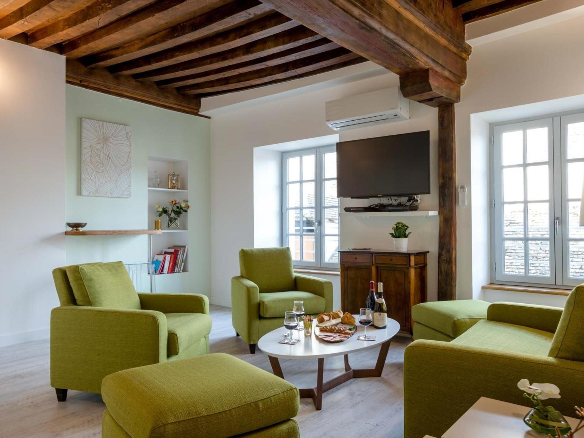 Residence Beaune Sweet Home, 4 Appartements D'Exception Avec Parking Inclus Стая снимка