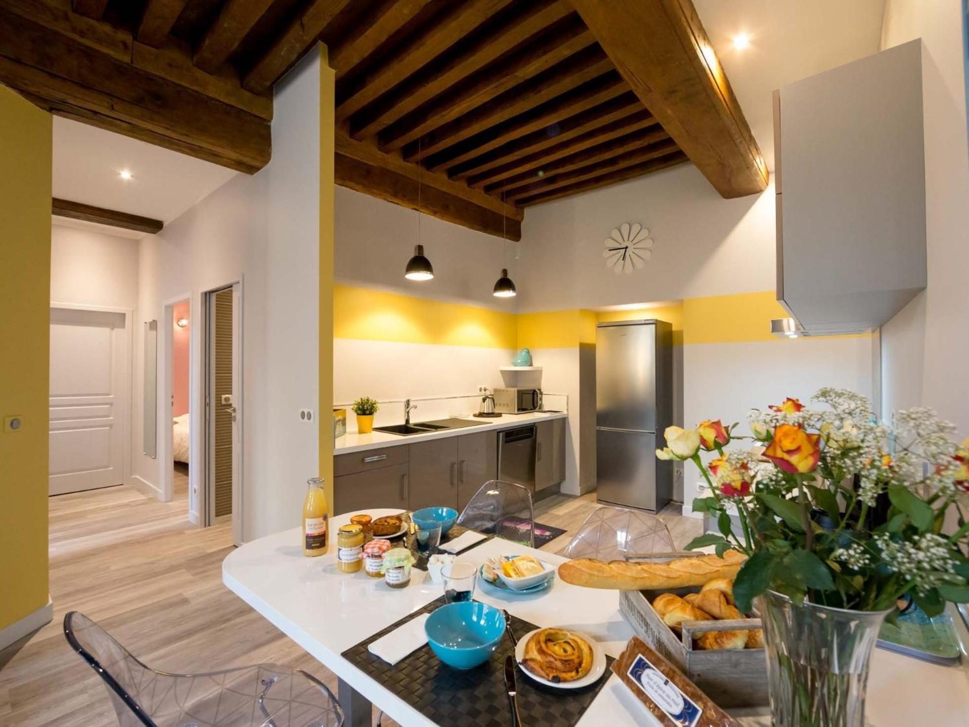 Residence Beaune Sweet Home, 4 Appartements D'Exception Avec Parking Inclus Стая снимка